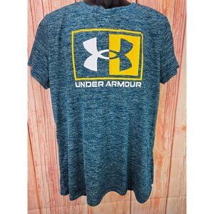 Under Armour Womens Loose Fit Blue Heather T-Shirt XL